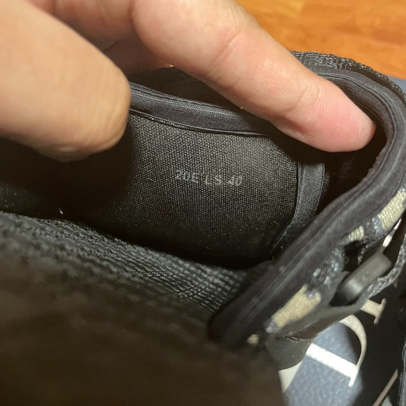 DIOR迪奧Alpha Oblique印花拖鞋 男款 黑色 40碼-5