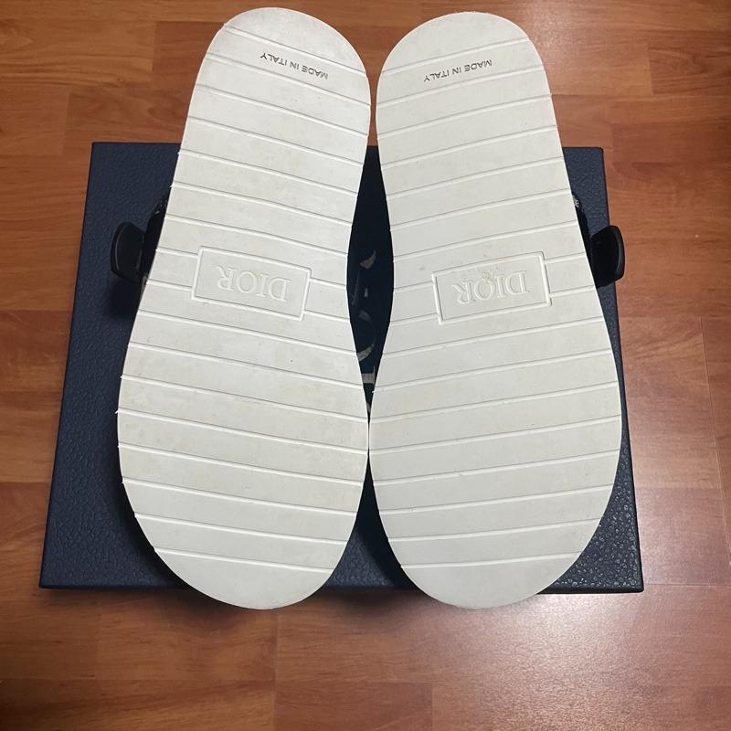 DIOR迪奧Alpha Oblique印花拖鞋 男款 黑色 40碼-7