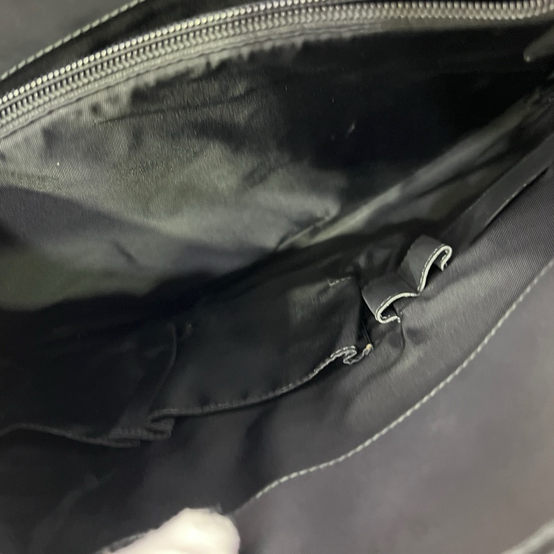 古馳/Gucci 經典老花黑色壓印 黑色牛皮公文包 手提包 尺寸:42 x 9 x 32 cm-8