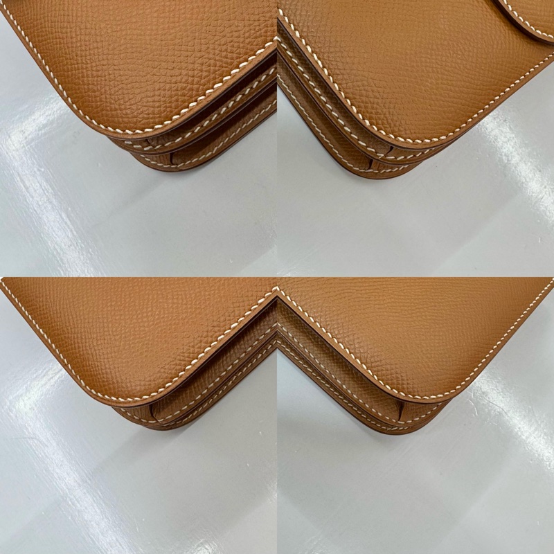 愛馬仕 HERMES  Constance 18 迷你款 Epsom 金棕色 金扣 D刻-4