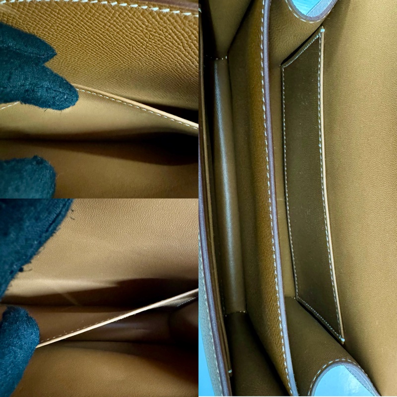 愛馬仕 HERMES  Constance 18 迷你款 Epsom 金棕色 金扣 D刻-6