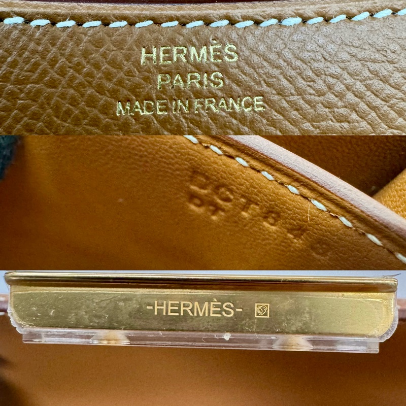 愛馬仕 HERMES  Constance 18 迷你款 Epsom 金棕色 金扣 D刻-7