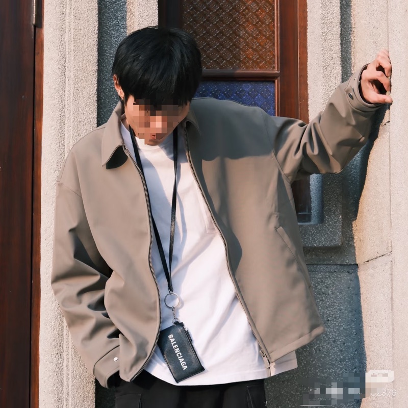 BALENCIAGA 巴黎世家 黑色 掛脖 吊繩 證件夾 證件包 卡包 卡夾 零錢包 皮夾 錢夾-5