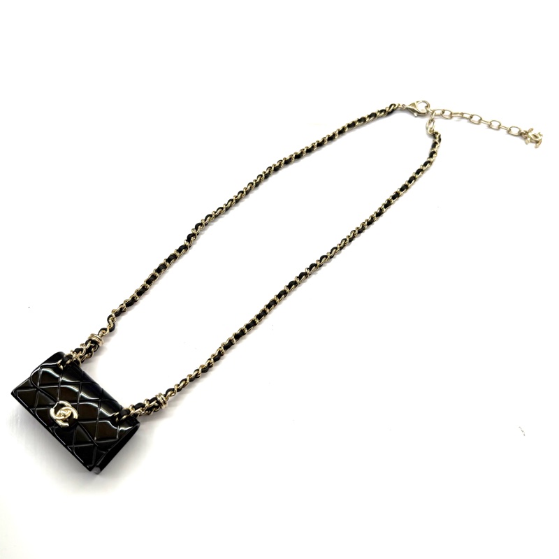 CHANEL 香奈兒 包包造型項鍊 B23C-1