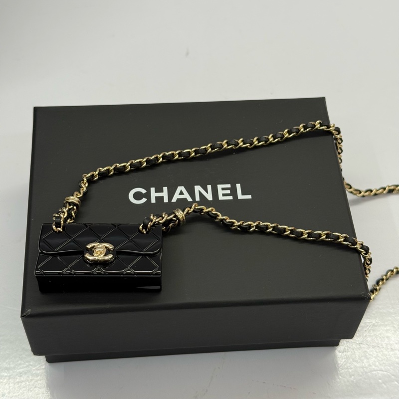 CHANEL 香奈兒 包包造型項鍊 B23C-2