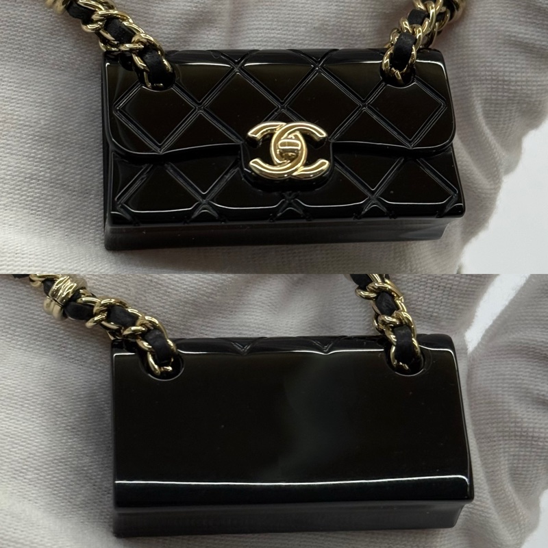 CHANEL 香奈兒 包包造型項鍊 B23C-3