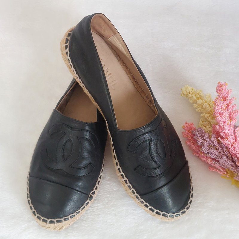 CHANEL   🎀現貨實拍 🎀香奈兒 漁夫鞋~二手(38)號-15