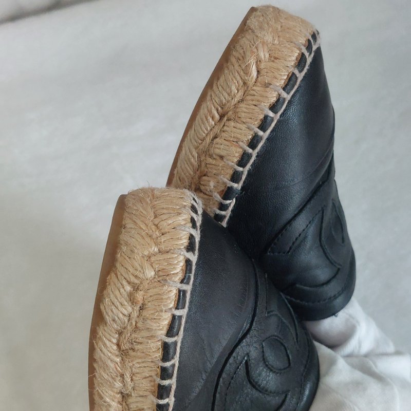 CHANEL   🎀現貨實拍 🎀香奈兒 漁夫鞋~二手(38)號-22