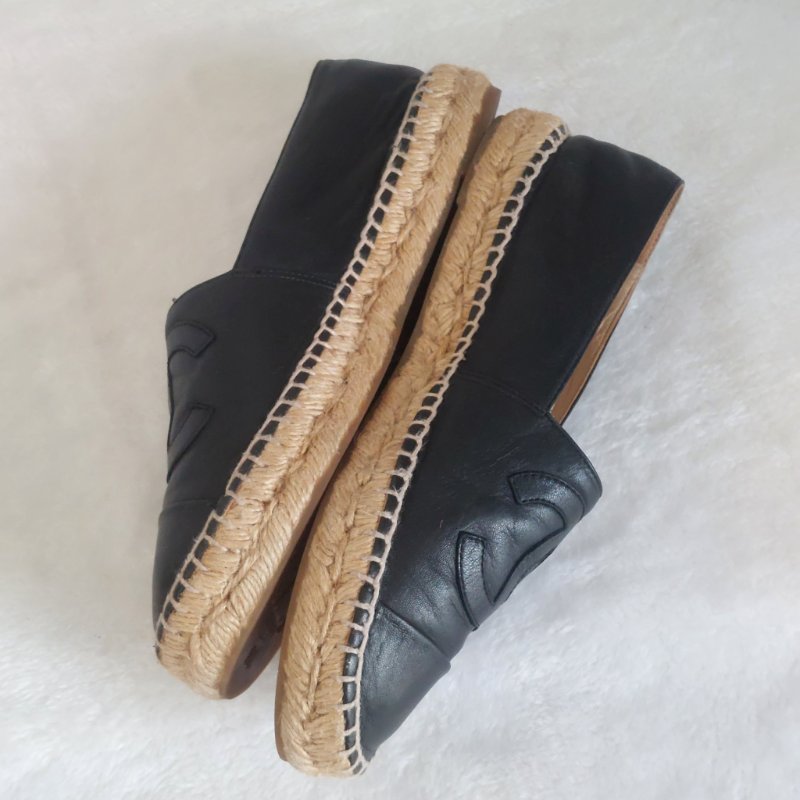 CHANEL   🎀現貨實拍 🎀香奈兒 漁夫鞋~二手(38)號-39