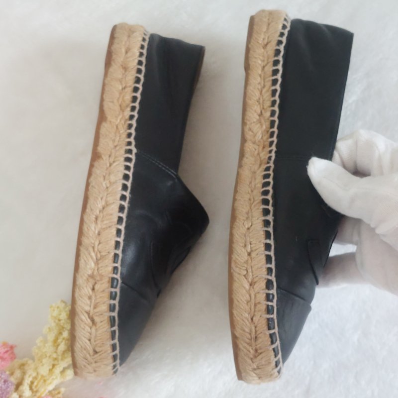 CHANEL   🎀現貨實拍 🎀香奈兒 漁夫鞋~二手(38)號-40