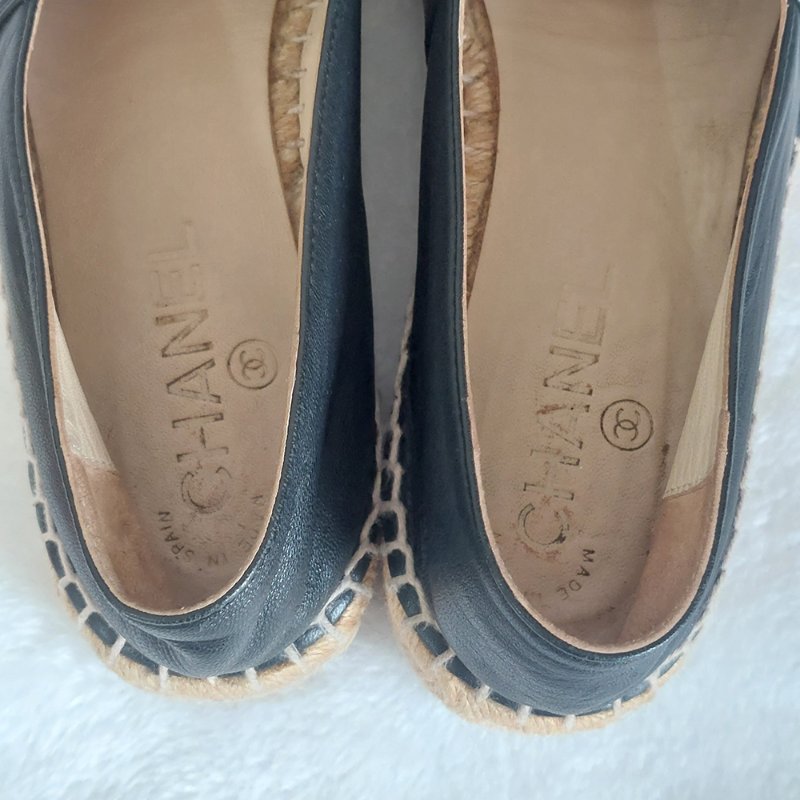 CHANEL   🎀現貨實拍 🎀香奈兒 漁夫鞋~二手(38)號-50