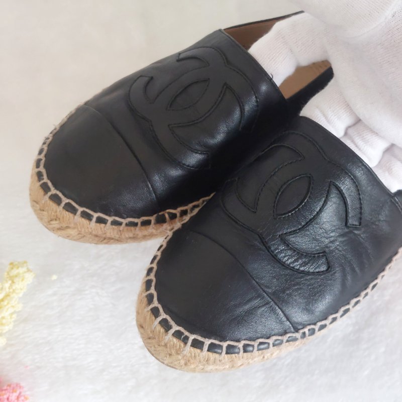 CHANEL   🎀現貨實拍 🎀香奈兒 漁夫鞋~二手(38)號-54