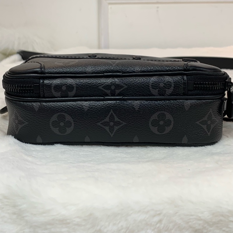 經典百搭耐用🖤👑  LV男裝 Alpha Wallet Monogram Eclipse Canvas-5