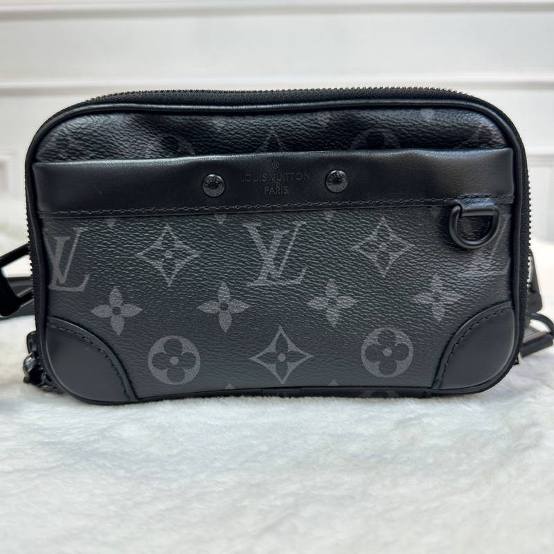 經典百搭耐用🖤👑  LV男裝 Alpha Wallet Monogram Eclipse Canvas-10