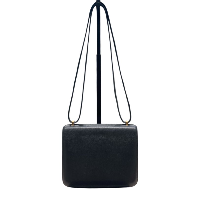 Hermès 愛馬仕 ConstanceBag 18 Epsom皮 黑色 金扣-1