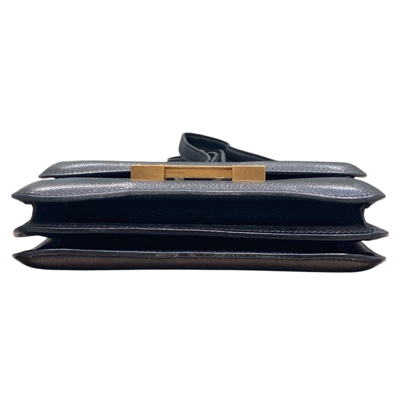 Hermès 愛馬仕 ConstanceBag 18 Epsom皮 黑色 金扣-8