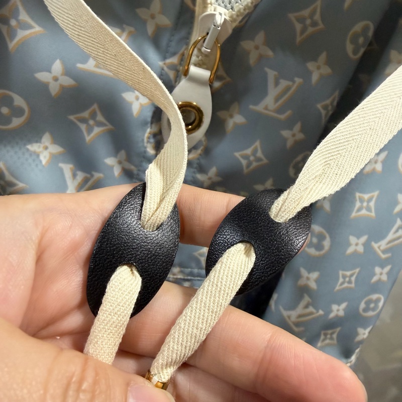 Louis Vuitton LV 老花滿版 限定款 風衣外套 藍 36號-6
