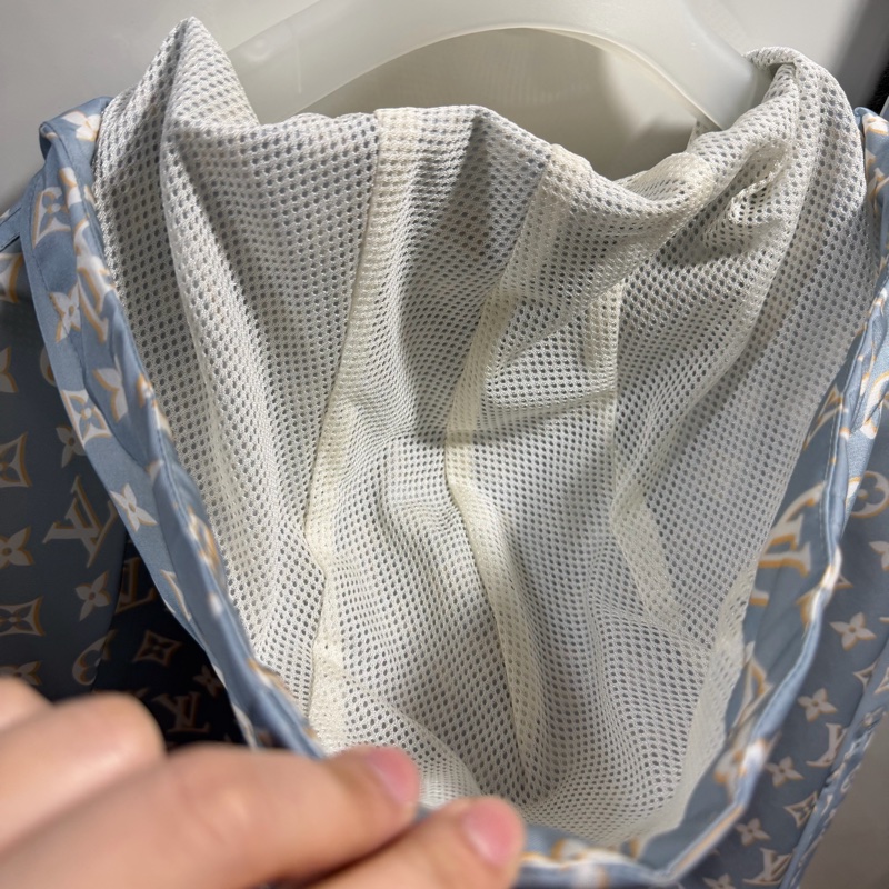 Louis Vuitton LV 老花滿版 限定款 風衣外套 藍 36號-31