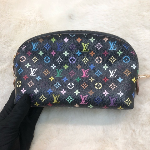 LV黑三彩化妝袋 XC035