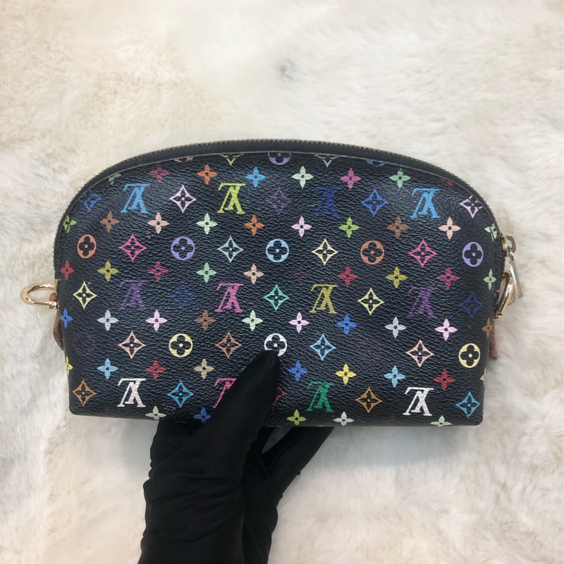 LV黑三彩化妝袋 XC035-1