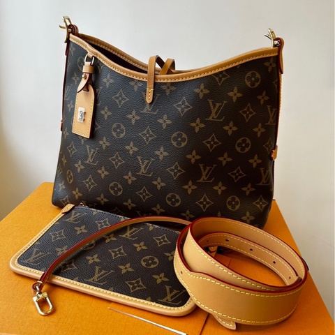 LV 路易威登 Carryall系列 斜挎包 / 單肩包 棕色 女款 小號 Carryall 小號