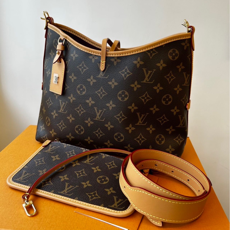 LV 路易威登 Carryall系列 斜挎包 / 單肩包 棕色 女款 小號 Carryall 小號-0