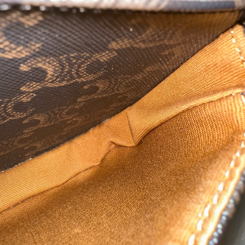 Celine 191502 老花凱旋門金釦馬鞍包 斜背包 folco triomphe-37