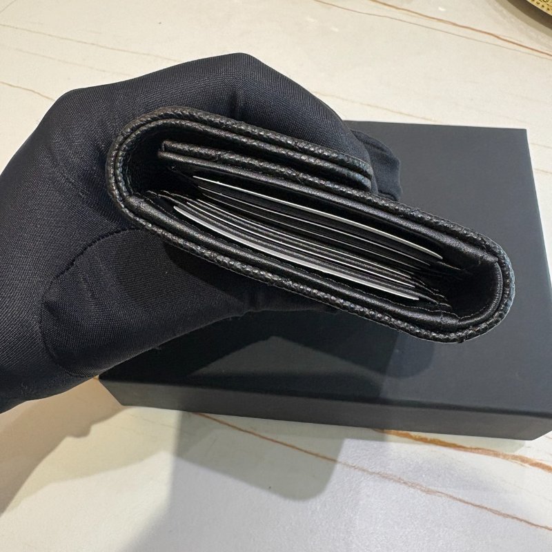 *SHIHNA名牌精品* CHANEL 大雙C 三摺卡包 絲巾暗袋 芯片款-7