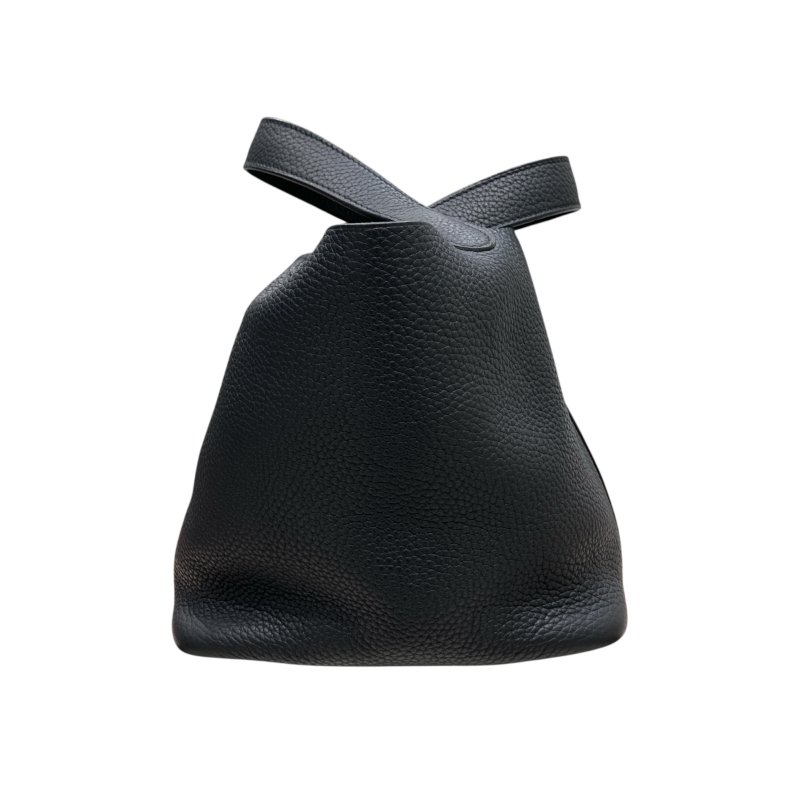 HERMES 愛馬仕 PICOTIN18 手提包 TC皮革 黑色 銀釦-3