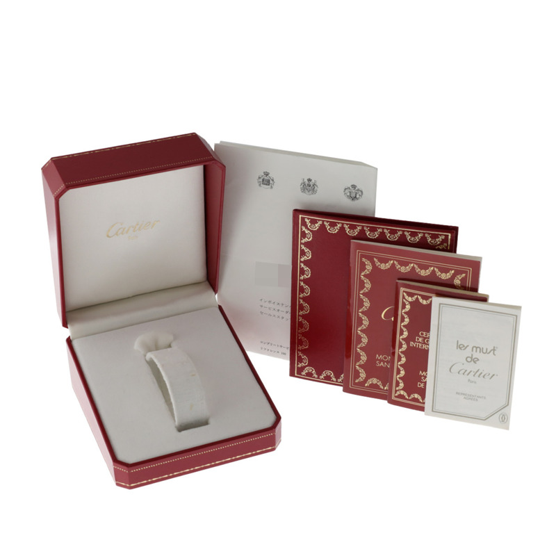 卡地亞 Santos Galbee W20025D6 象牙色女士石英腕錶(二手)- Ginzo-5