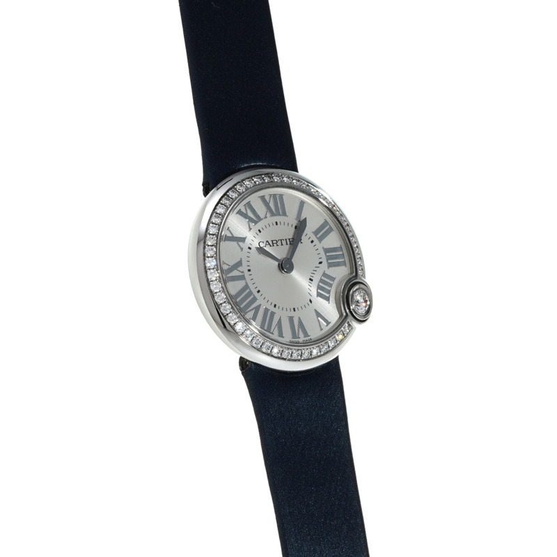 卡地亞 Santos Galbee LM 古董 W4BL0003 銀色女士石英腕錶(二手)- Ginzo-3