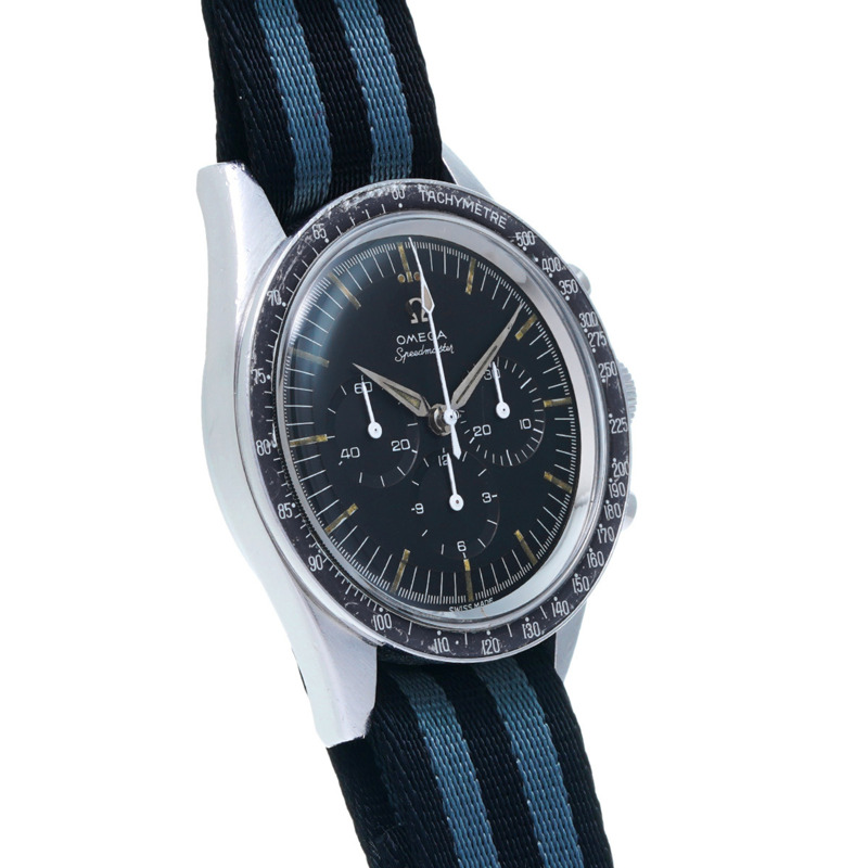 歐米茄超霸系列古董款 105.002-62 黑色男士腕錶,手動上鍊,二手,Ginzo-3