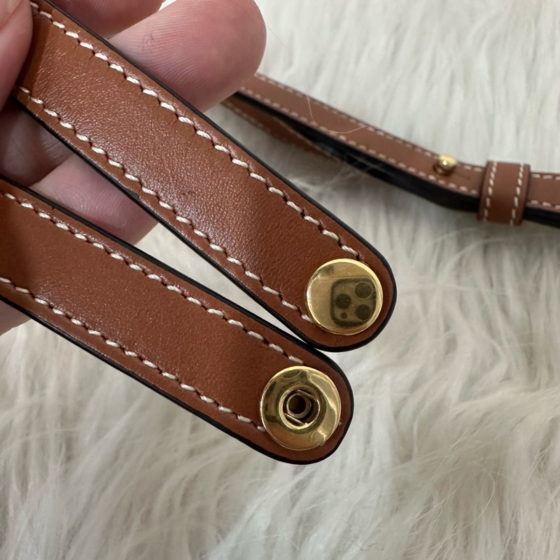 Celine 老花金釦凱旋門迷你斜背包-32