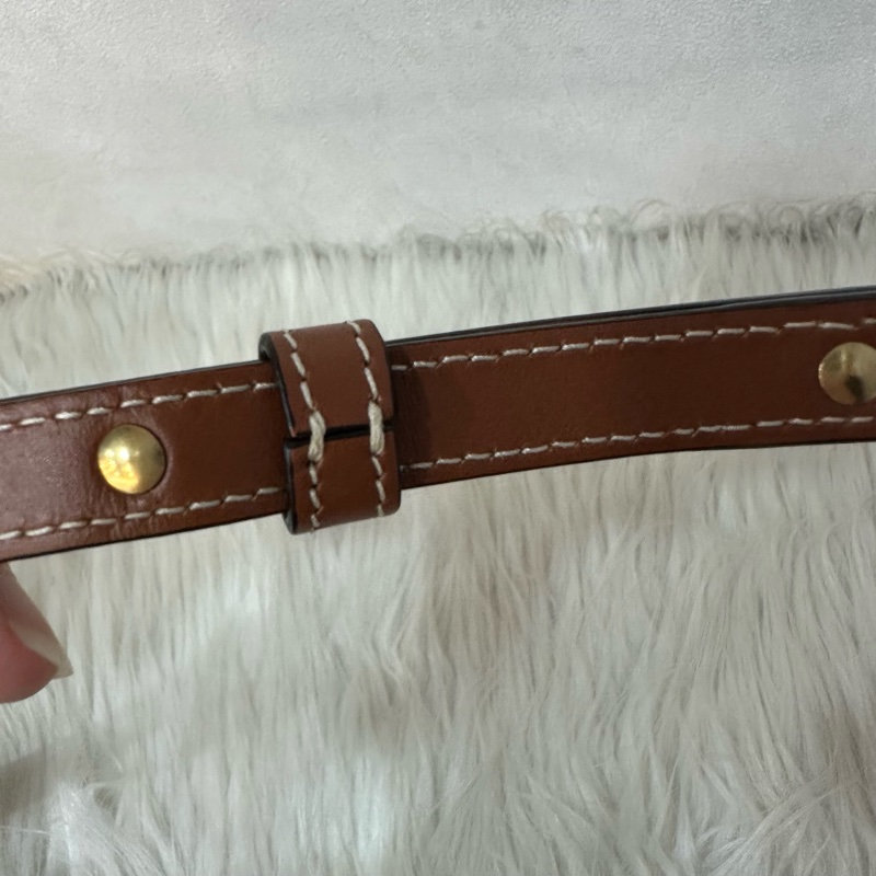 Celine 老花金釦凱旋門迷你斜背包-40