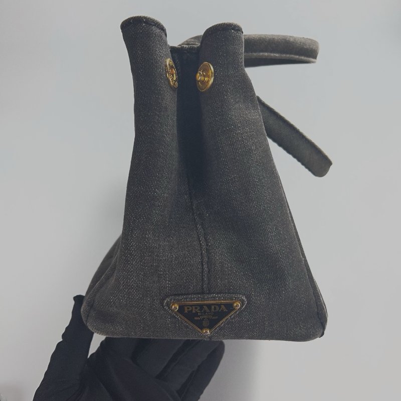 PRADA 1BG439 單寧托特包 MINI-3