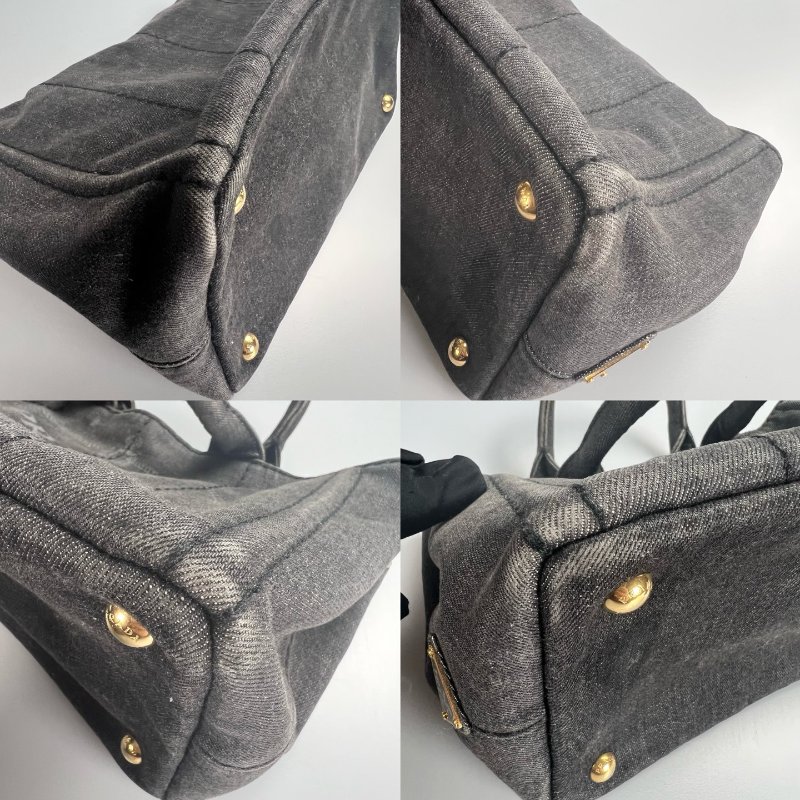 PRADA 1BG439 單寧托特包 MINI-17