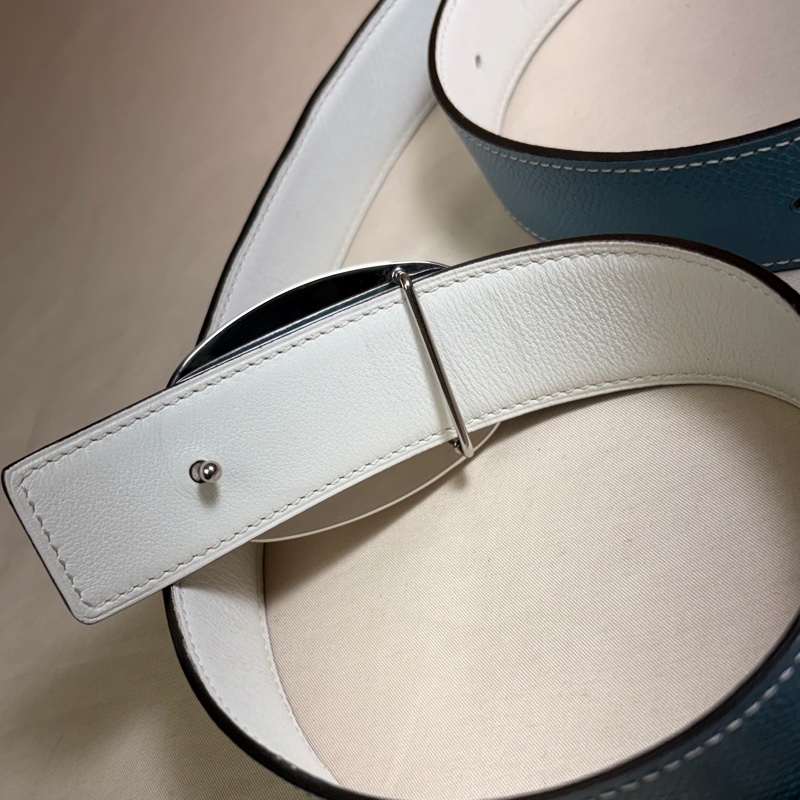 🔥超級經典 Hermès 愛馬仕 豬鼻 雙面用皮帶 腰帶-8