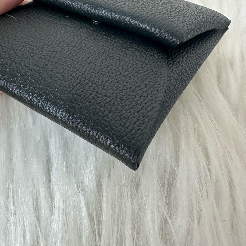 Hermes 黑粉皮卡包 零錢包 Bastia-3