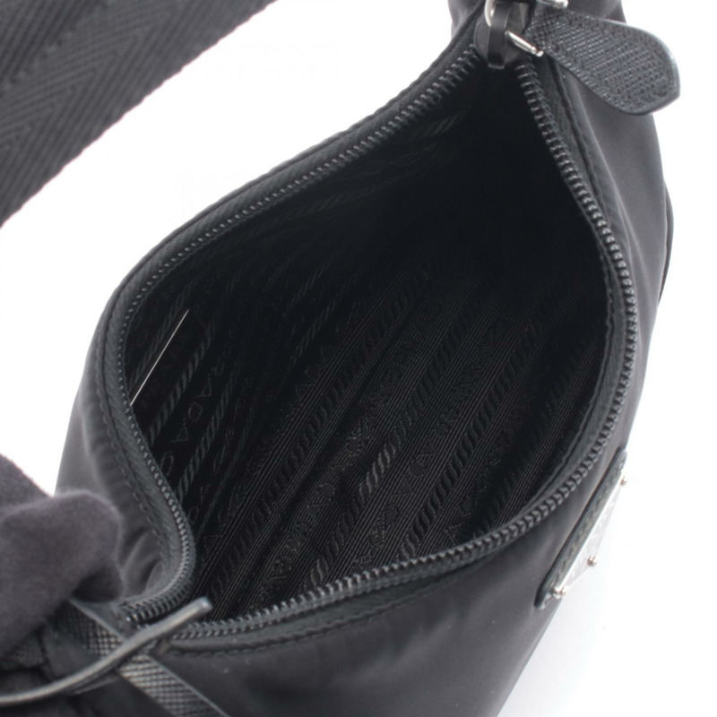 PRADA Re-Edition 2000 迷你手提包 1NE515_RDH0_F0002 尼龍黑 二手 女士-2