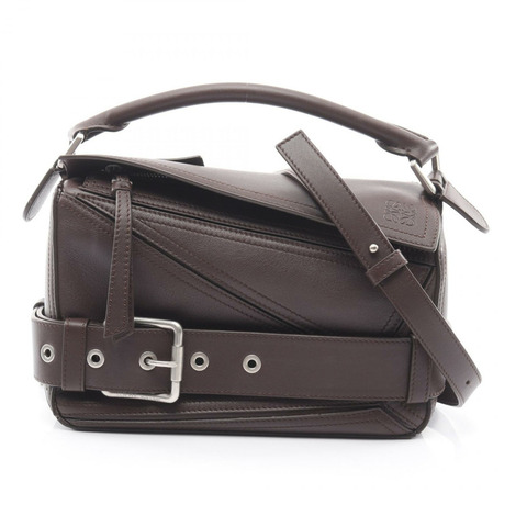 LOEWE Puzzle Biker Bag 小號單肩斜背包 A510S21XC7 皮革 二手