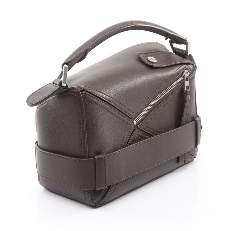 LOEWE Puzzle Biker Bag 小號單肩斜背包 A510S21XC7 皮革 二手-1