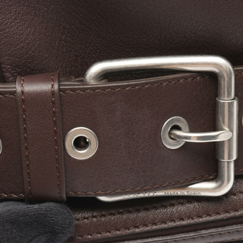 LOEWE Puzzle Biker Bag 小號單肩斜背包 A510S21XC7 皮革 二手-4