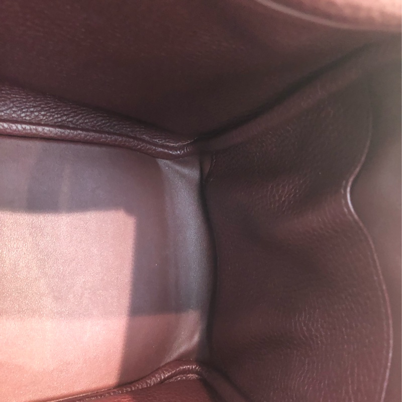 Hermes Lindy 30 銀扣火焰橙色 內裏酒紅色 XC357-15