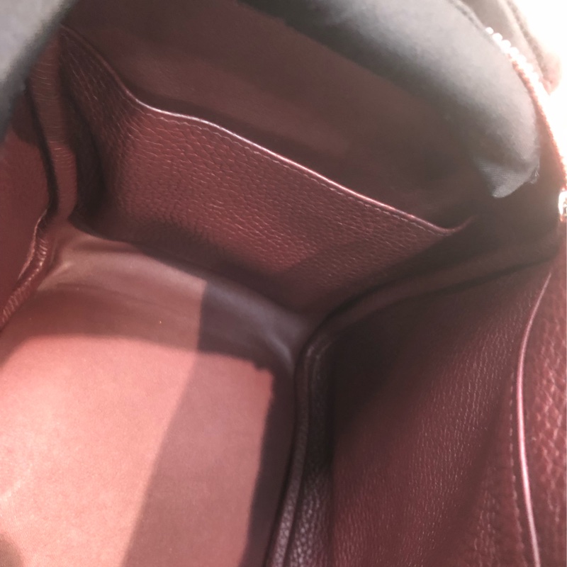Hermes Lindy 30 銀扣火焰橙色 內裏酒紅色 XC357-16