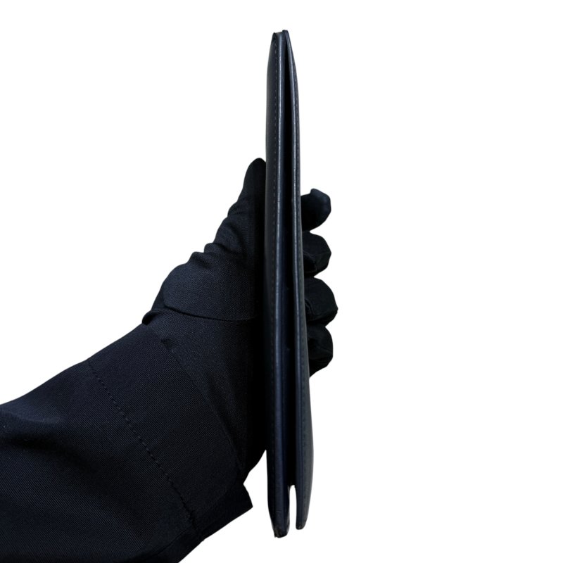 HERMES 愛馬仕 Citizen Twill 皮革 長夾 深藍色 銀釦-5