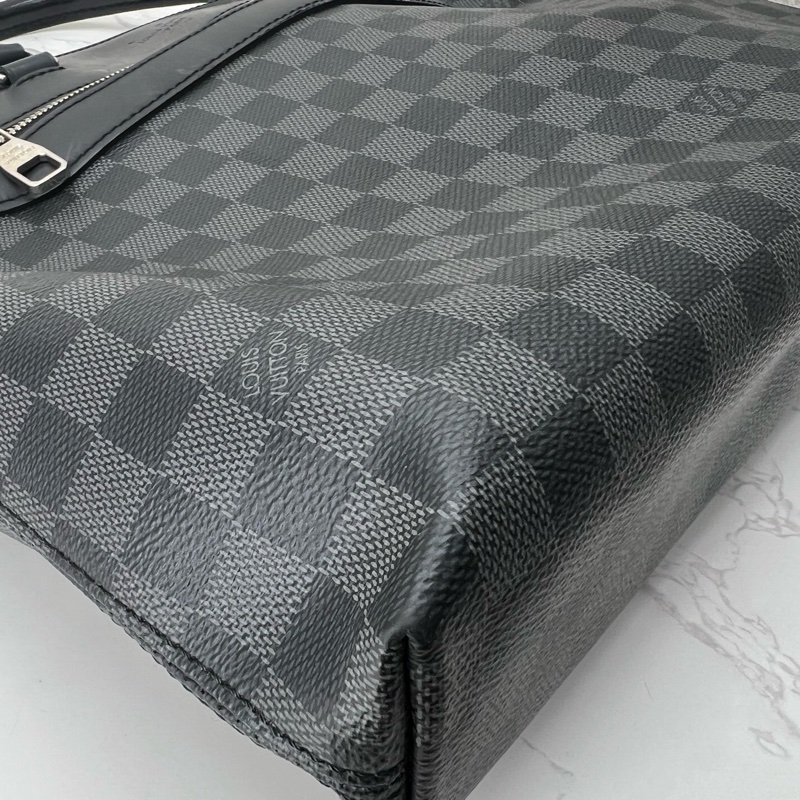 香緹國際精品 816 LV 棋盤格公事包💼 瑕疵出清-7