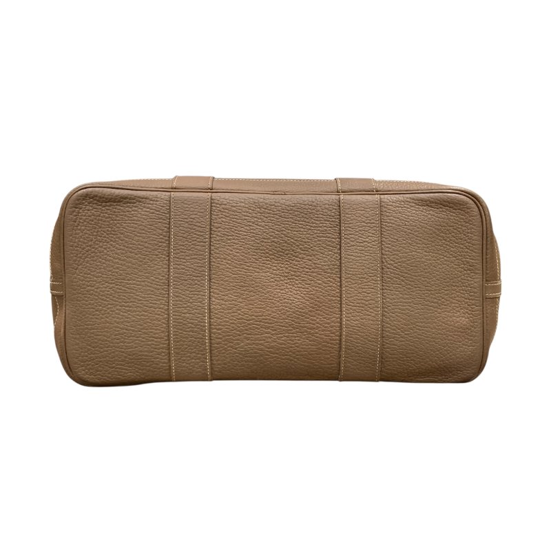 HERMES 愛馬仕 GARDEN PARTY 36 花園系列手提肩背包 TC皮革 卡其色 銀釦-4