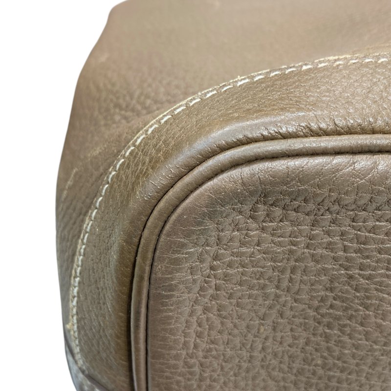 HERMES 愛馬仕 GARDEN PARTY 36 花園系列手提肩背包 TC皮革 卡其色 銀釦-8