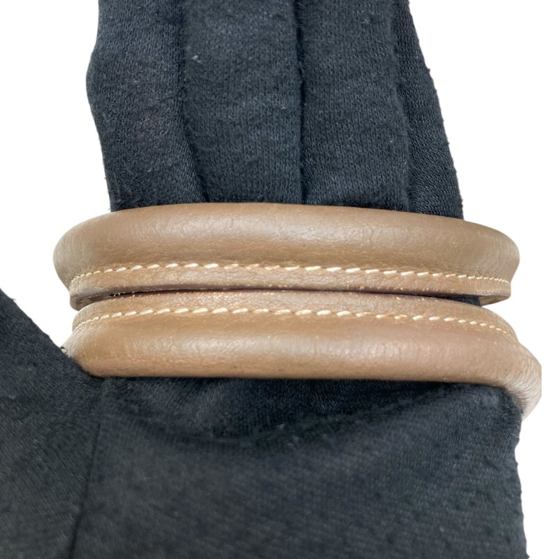 HERMES 愛馬仕 GARDEN PARTY 36 花園系列手提肩背包 TC皮革 卡其色 銀釦-11