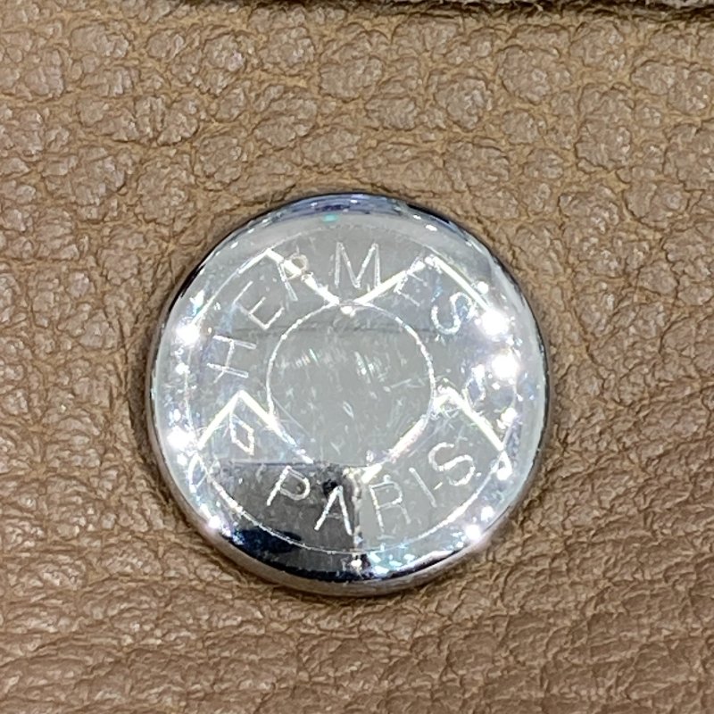 HERMES 愛馬仕 GARDEN PARTY 36 花園系列手提肩背包 TC皮革 卡其色 銀釦-15